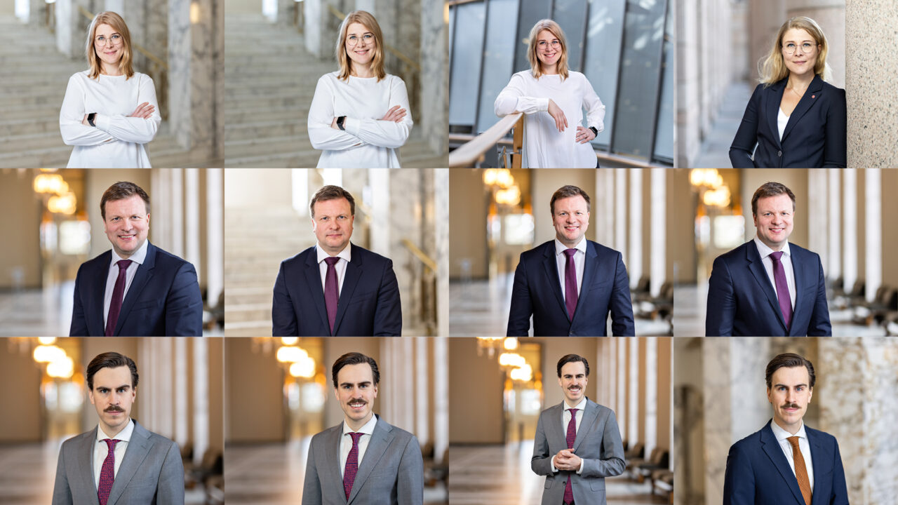 Kuvituskuva: Kuvassa SDP:n kansanedustajia