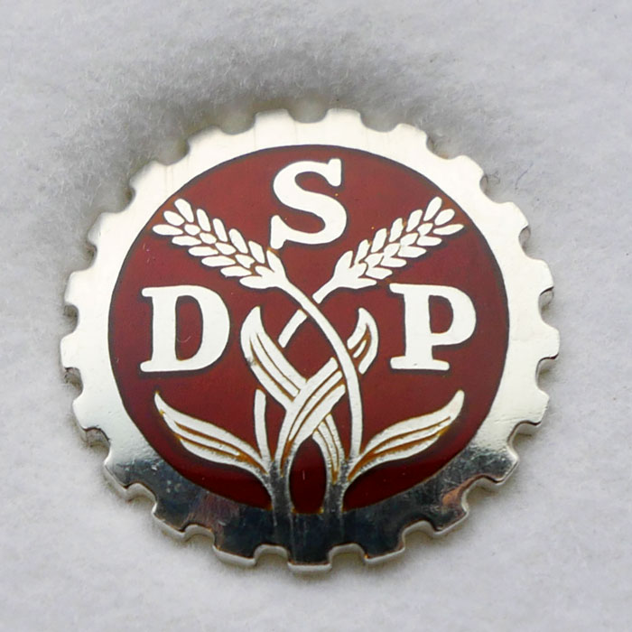 SDP:n hopeinen ansiomerkki