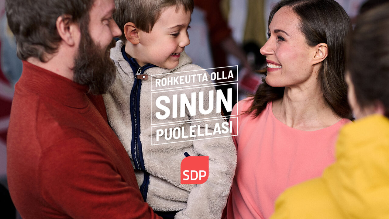 SDP:n eduskuntavaalivideo kansikuva